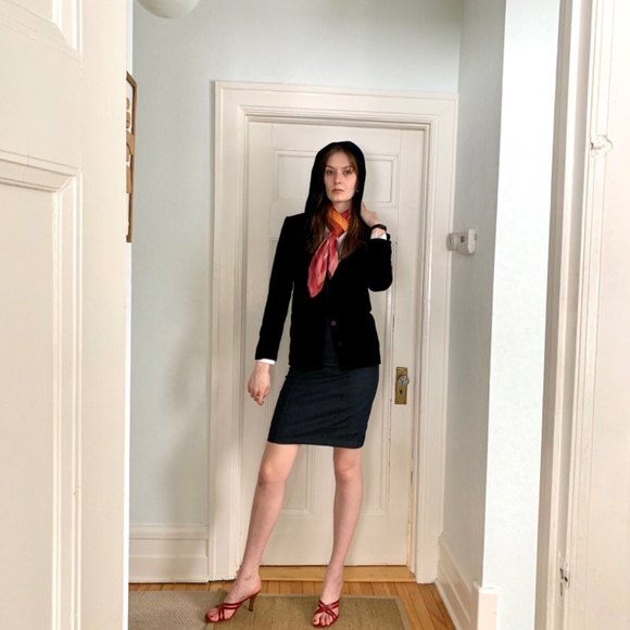 Ines de la Fressange Fine velvet blazer - Picture 5 of 8